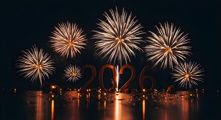 fireworks over the river