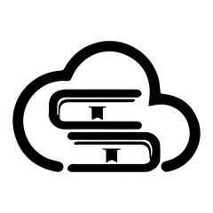 Cloud Library Icon