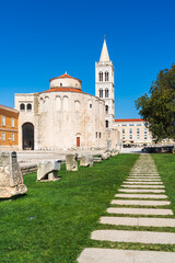 Roman Forum in Zadar in Croatia