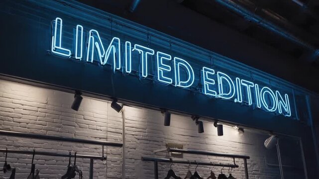 Limited edition shop.
