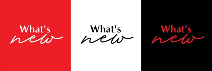 what's new text information sign