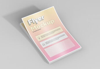 A4 Paper Flyer Mockup