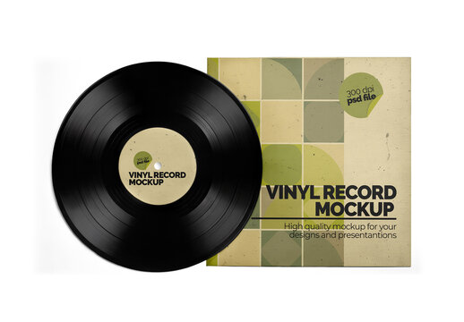 Vinyl Mockup 34
