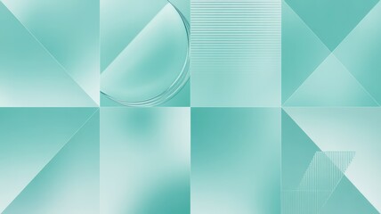 Abstract geometric background with light blue gradient and textured square pattern