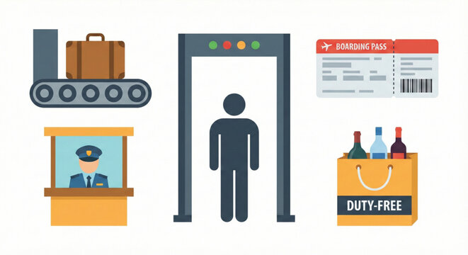 Flat vector icon set for web and mobile design