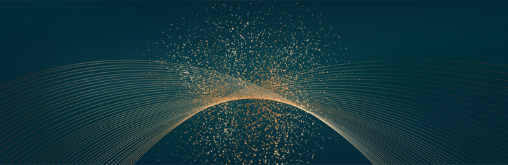 3D Abstract Mesh Background with Circles, Lines and Shapes | EPS10 Design Layout for Your Business.Premium background design with white line pattern (texture) in luxury transformative teal colour.