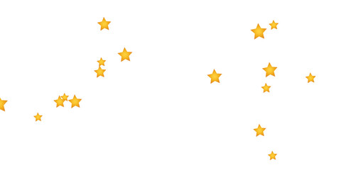 Scattered golden stars creating a radiant and festive atmosphere, symbolizing success, celebration, and magical moments, perfect for cheerful designs