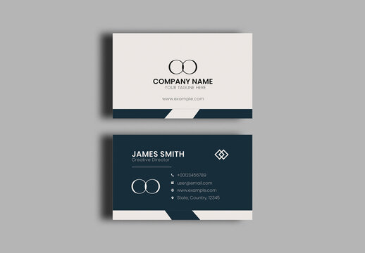 Clean Corporate Visiting Card Template