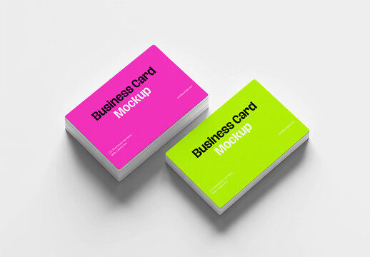 Vibrant Business Card Mockup