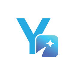 Letter Y logo, Y logo, AI logo set, modern and minimal design, tech-inspired, colorful icons and symbols, suitable for artificial intelligence, innovation, branding, startups, and digital identity.