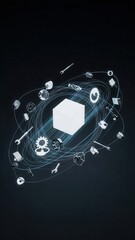 Exploring innovative technology and digital art in futuristic virtual environments