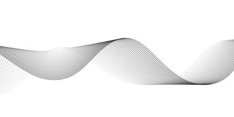 Trendy geometric background of smooth wave blend lines. Vector illustration for banners, posters, covers. Abstract modern design, Abstract background vector.