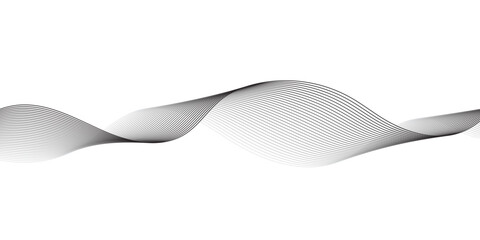 Abstract white and grey lines for website, banner and brochure, Curve flow motion illustration, wave line background.