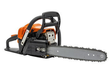 Orange and Black Chainsaw