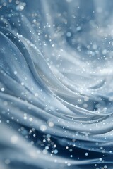 Abstract winter holiday background with soft icy gradients and flowing geometric shapes.