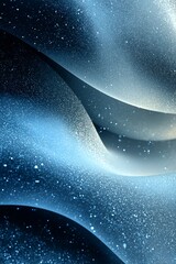 Abstract winter holiday background with soft icy gradients and flowing geometric shapes.