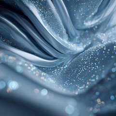 Abstract winter holiday background with soft icy gradients and flowing geometric shapes.