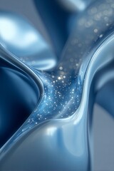 Abstract winter holiday background with soft icy gradients and flowing geometric shapes.