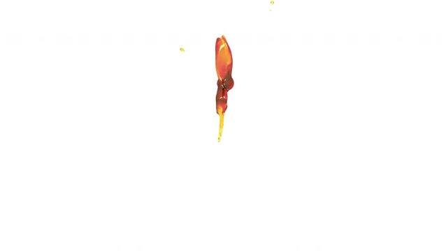 Oil Splash, 3D Render ,With Alpha Matte	
