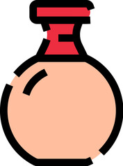 Perfume bottle classic style icon illustration design