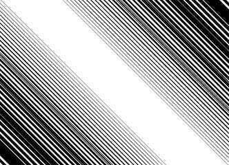 Vector pattern of thin black lines on a white background. Design element for advertising, covers, packaging, decor. Modern striped background.
