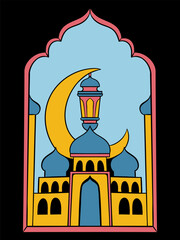 Young Muslim Girl in Hijab Holding a Holy Book