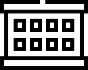 Desktop calendar icon showing organized schedule and daily appointments