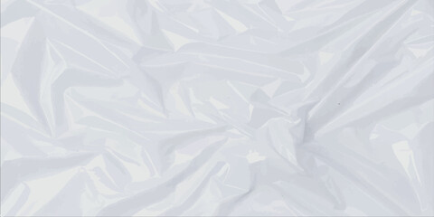 Obraz premium White crumpled paper texture with wrinkled pattern and rough, blank surface