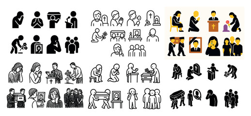 Funeral rituals and mourning actions