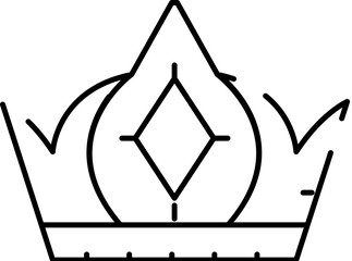 Crown icon symbolizing royalty power and leadership
