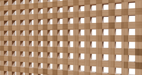 Wicker basket weave texture in transparent background