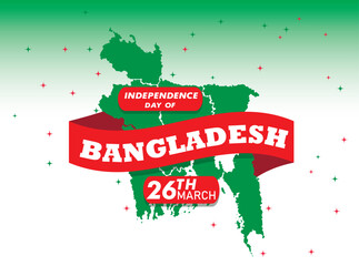 Bangladesh Independence Day, 26 March Independence day, Bangladesh nation, Vector design