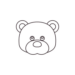 teddy bear toy gift cute soft plushie emoji symbol sign icon vector illustration isolated flat
