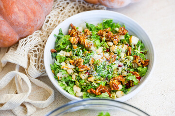 Brussel Sprout Kale Pomegranate Salad