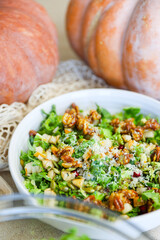 Brussel Sprout Kale Pomegranate Salad