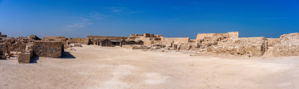Bahrain Fort, also called Portuguese Fort and in Arabic Qal'at al-Bahrain, world heritage site in Bahrain