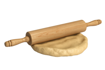 Rolling Pin and Dough