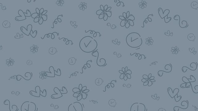 Animated patterns are perfect for digital scrapbooking, bullet journaling, or social media graphics. Versatile elements for DIY projects or decorative designs.