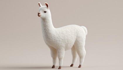 Obraz premium The Graceful Mammal: All About The Fascinating Creature Called The Lama, Known For Its Majestic Appearance And Sociable Nature.