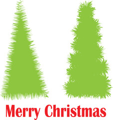 green christmas tree