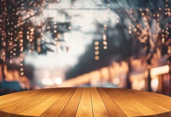 Snowy winter street classic background