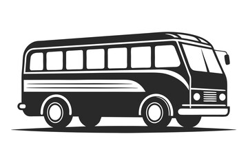 Vintage bus retro transportation travel vehicle classic coach journey