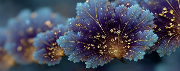 delicate pastel fractal ice design, ethereal pastel fractal frost pattern, dreamy abstract frost fractal art