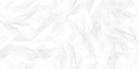 White clean crumpled paper background.  Paper texture background, Crumpled paper.