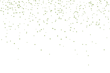 Green organic dots falling on a solid background creating a natural texture.