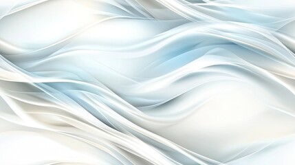 This captivating abstract design features smooth blue waves with luminous highlights, creating a serene atmosphere and ample copy space SEAMLESS PATTERN