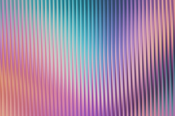 Abstract background with vertical corrugated texture and vibrant gradient colors including light teal light purple and soft pink hues creating a modern iridescent effect