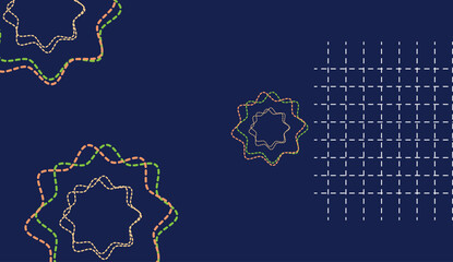 Abstract blue background with geometric pattern. Vector illustration. Eps 10 file.