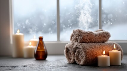 Hygge Spa Interior in Winter