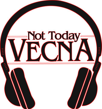 Not Today Vecna SVG, Headphone SVG, Stranger Things SVG,Christmas Things svg